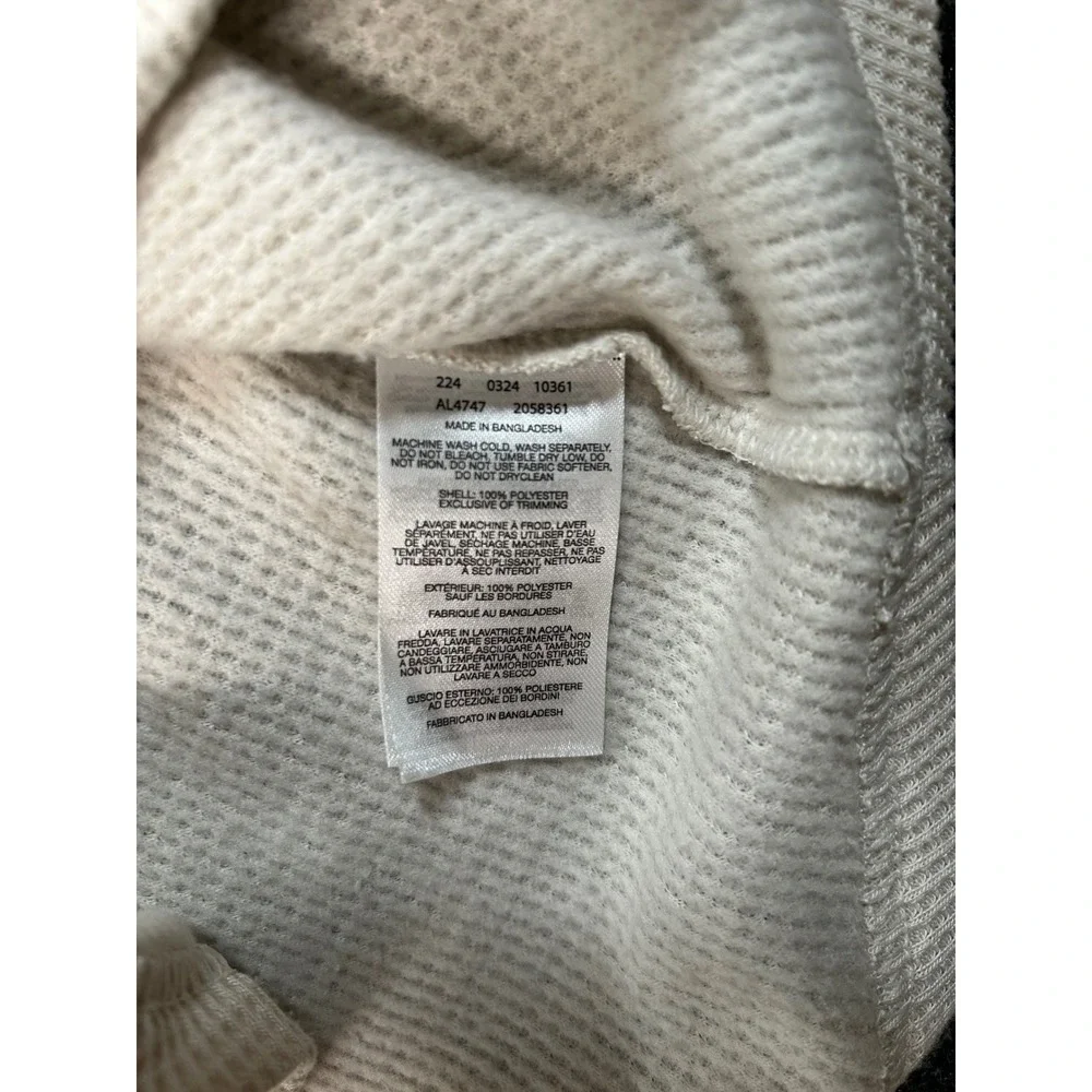 Columbia Women Cream Waffle Knit Cowl‎ Neck Sweater Long Sleeve Outdoor Pullover